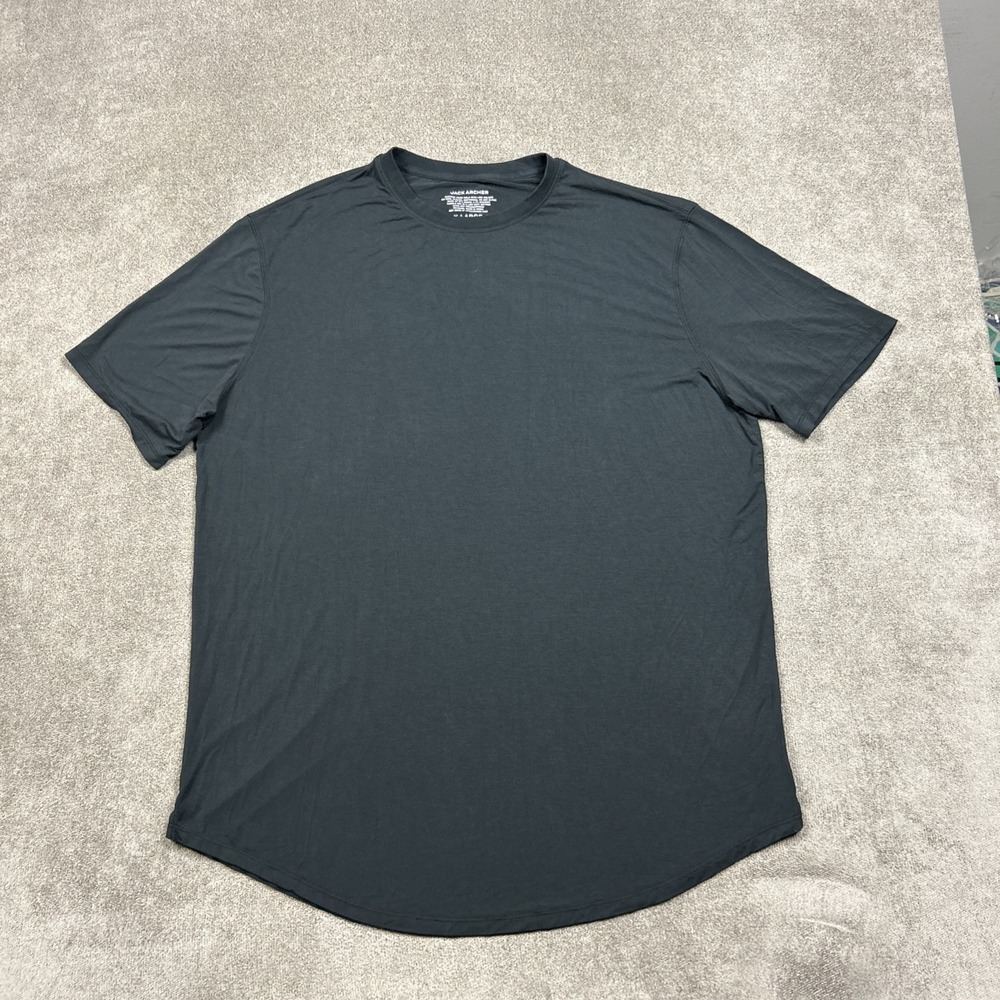 Jack Archer Anytime Shirt Stretch Performance Short Sleeve XL Mens Black Gym